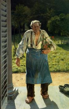 Emile Claus : The Old Gardener